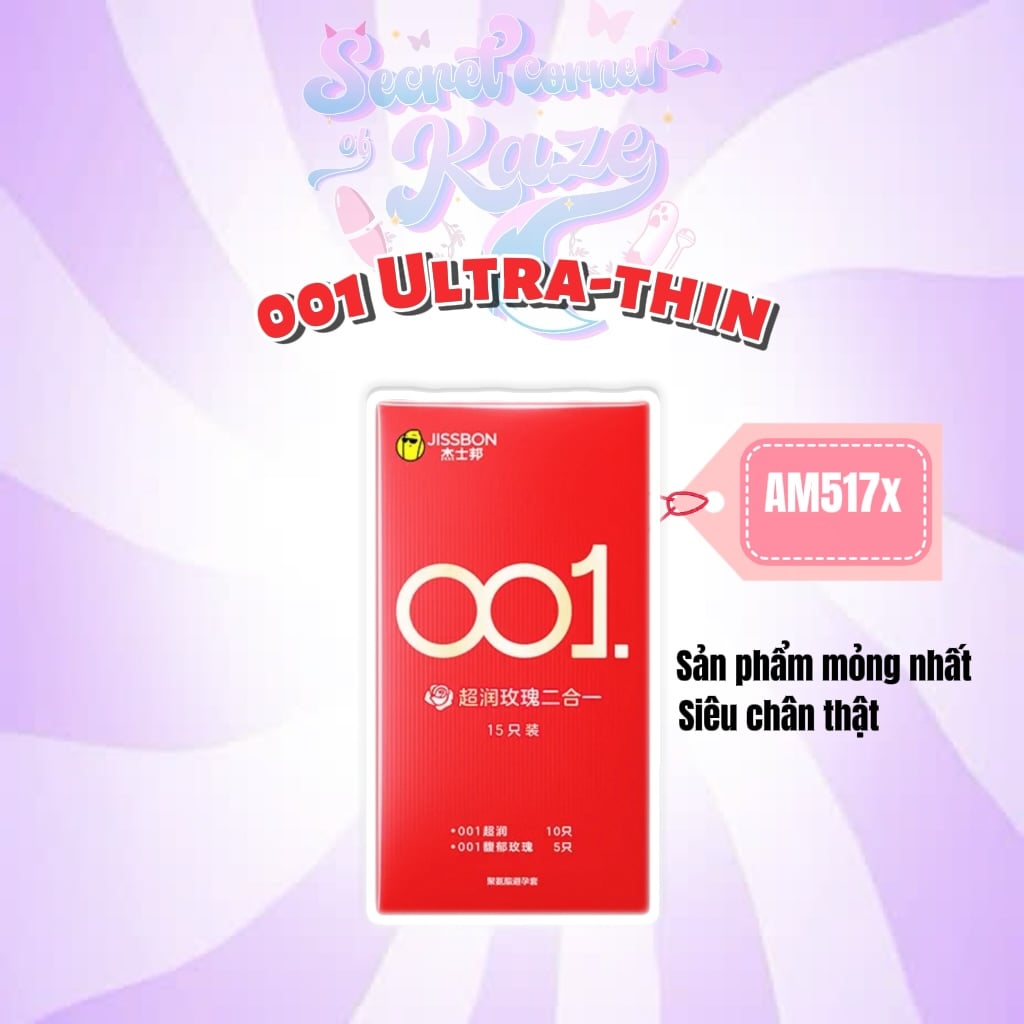 Bao cao su siêu mỏng AM517x