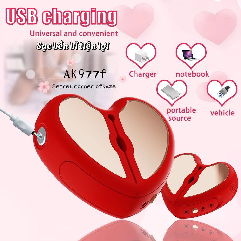Heart nipple wear public AK977f