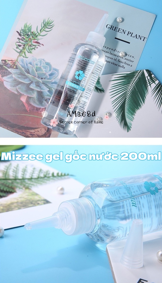 Lube gel gốc nước Mizzee 200ml