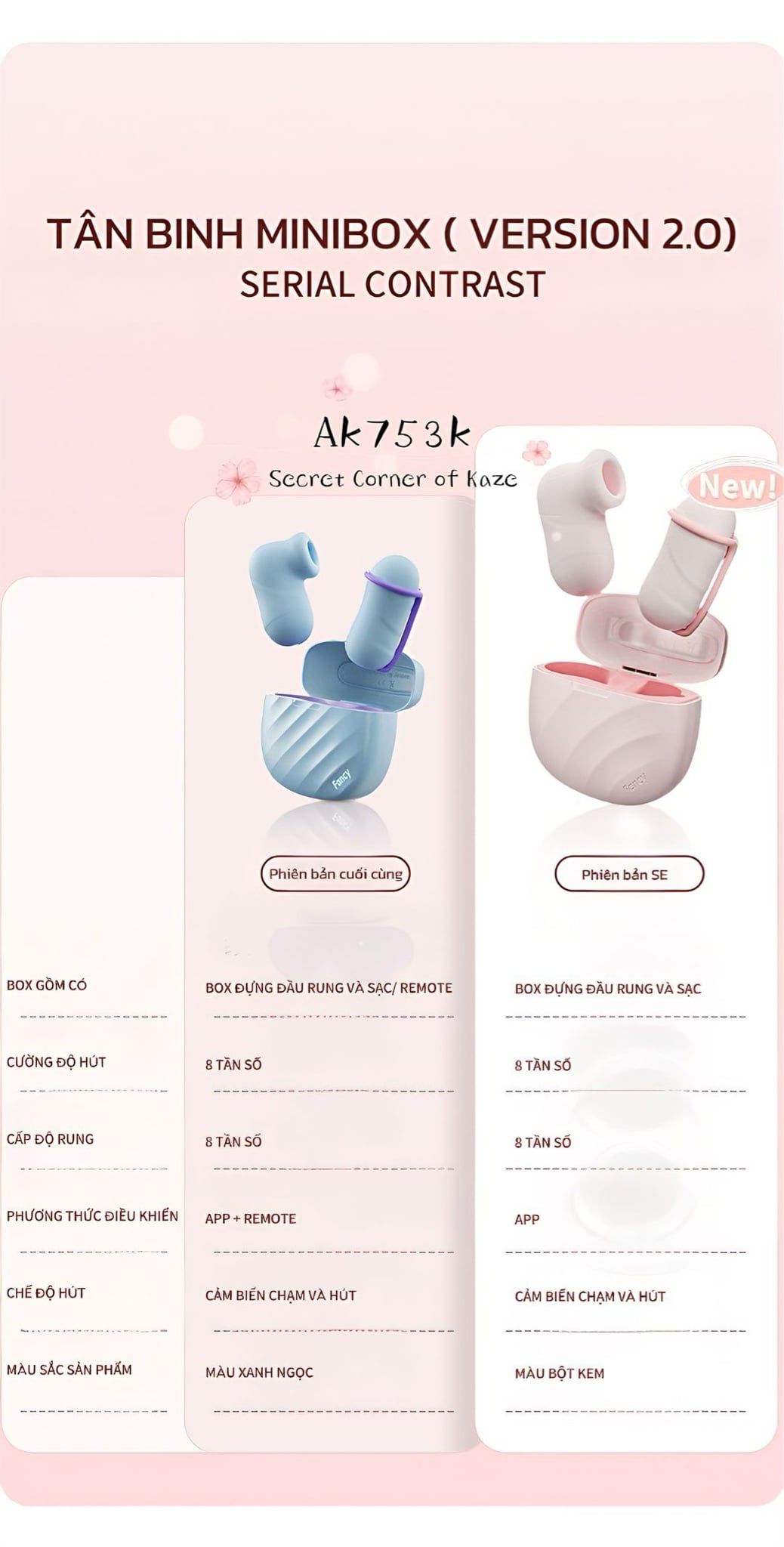 Airpod hút rung AK753K