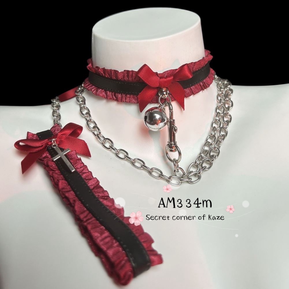 Cutie choker + dây dắt AM334m