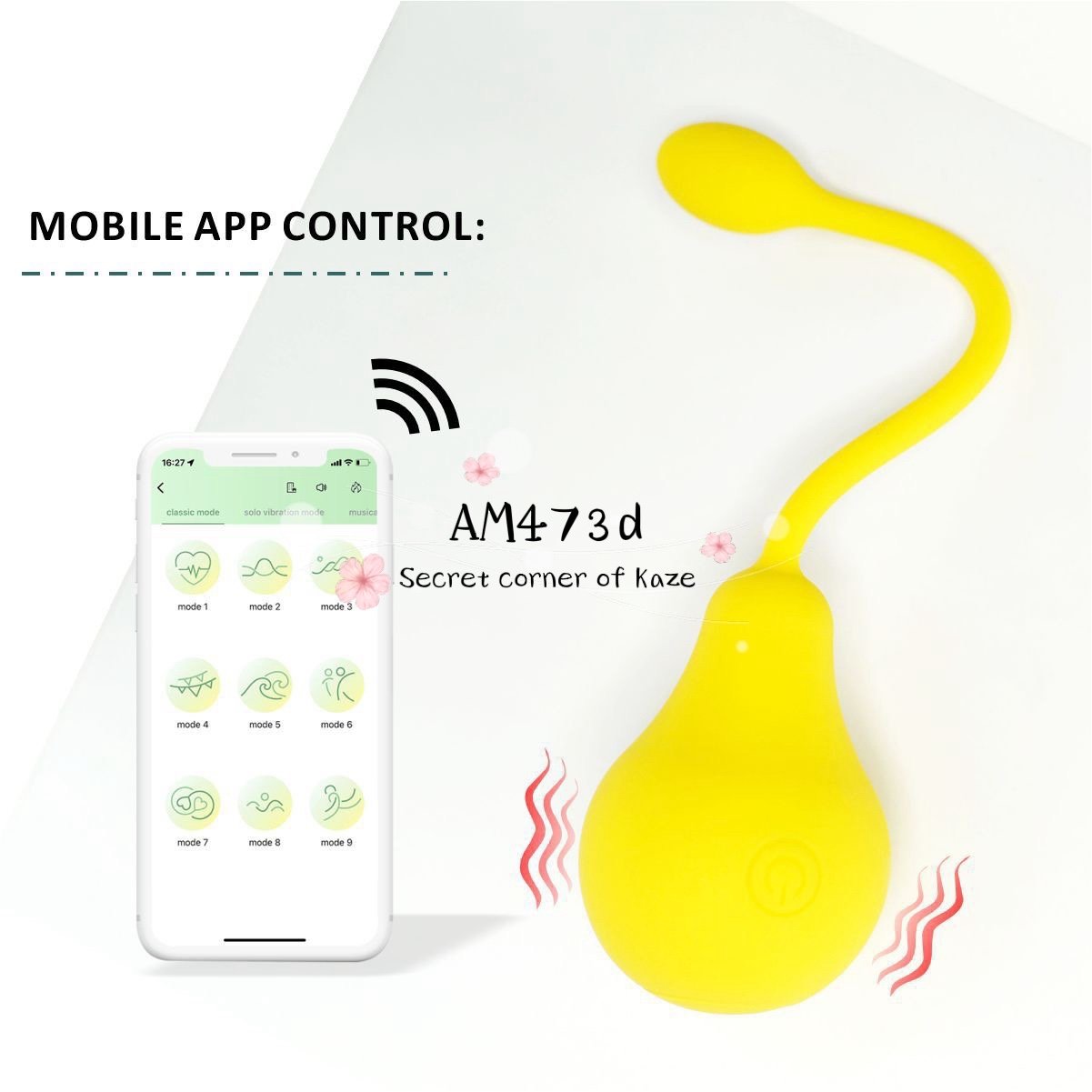 Pear massage toy trái lê rung AM473d
