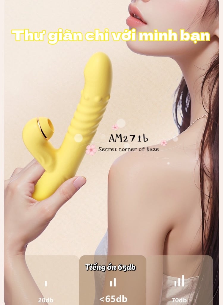 Banana stick gậy rung thụt hút AM271b