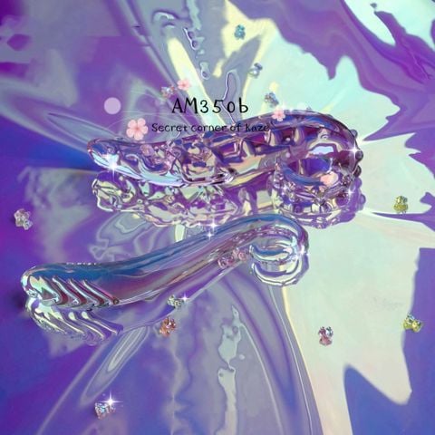 Buttplug glass tentacle AM350b