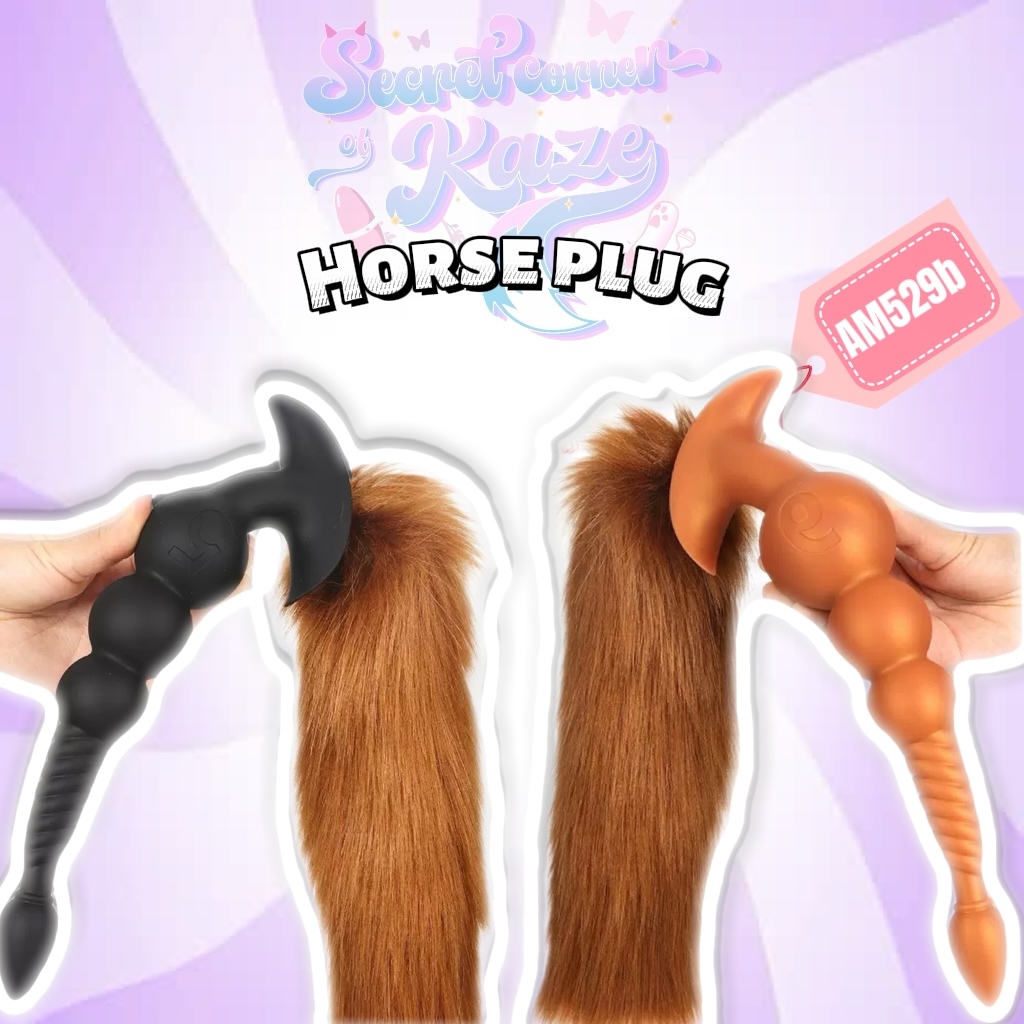Buttplug horse tail AM259b