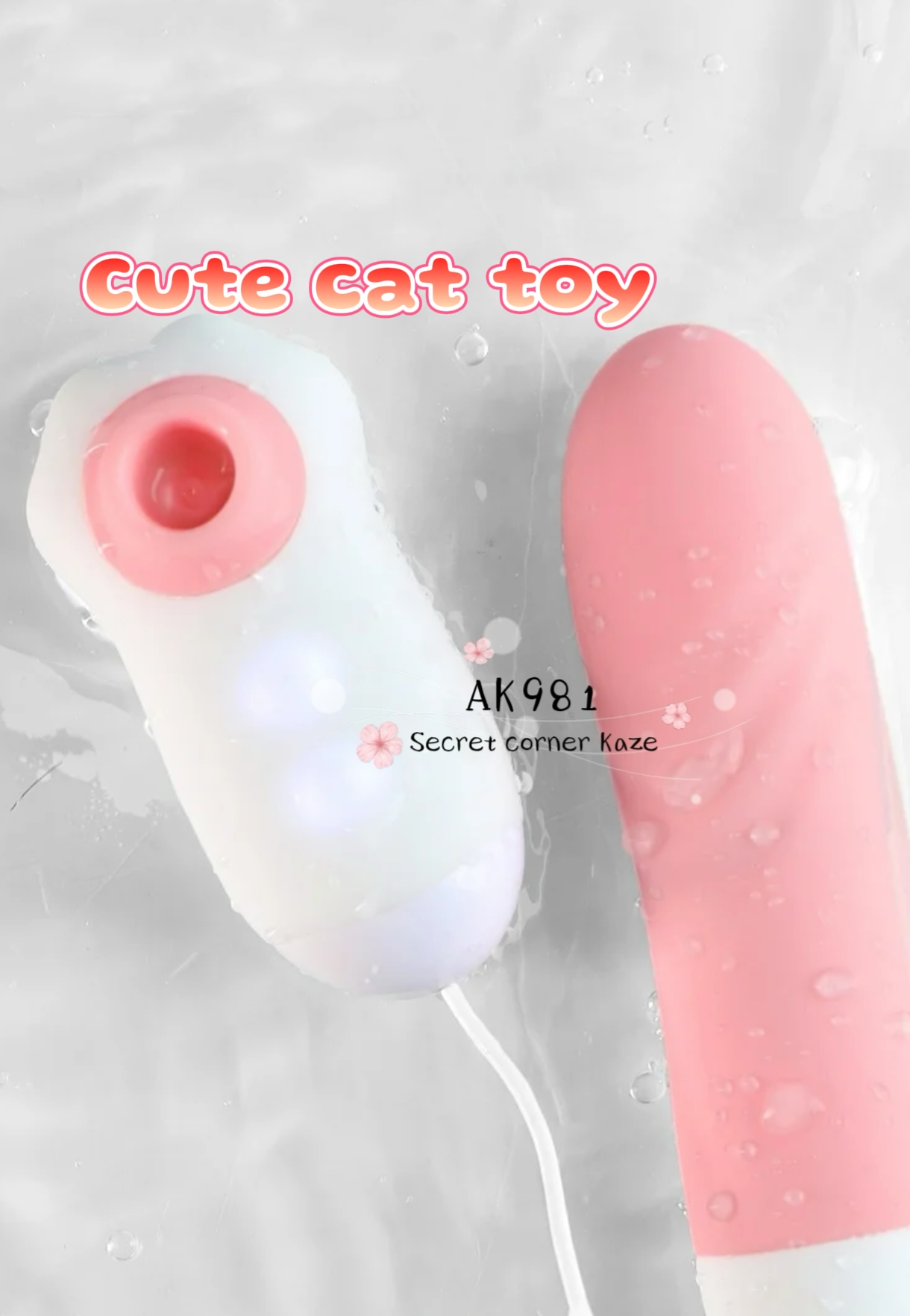 Cute cat sextoy rung thụt hút AK981
