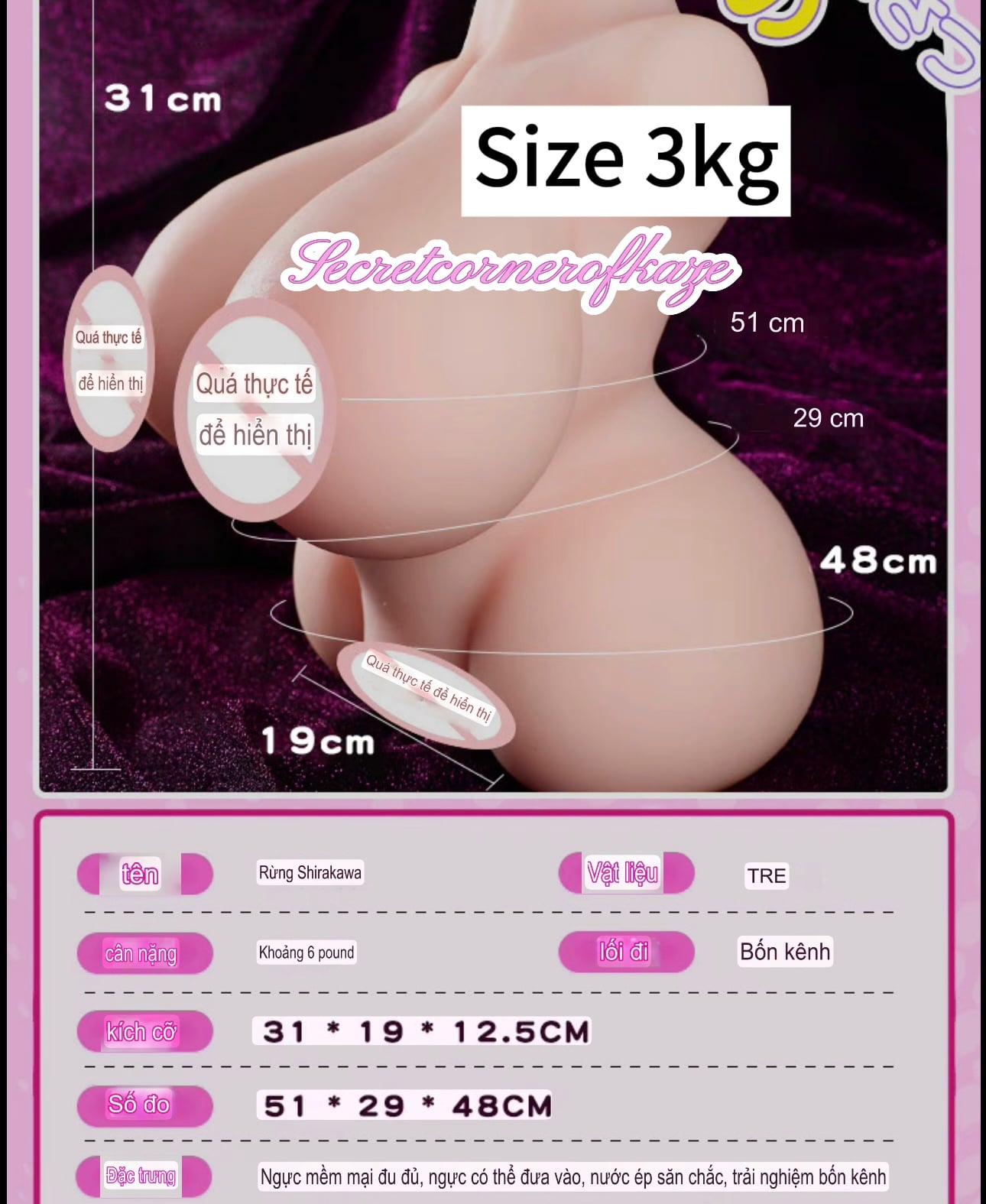 Toy 4 lỗ “The Nun” Am255