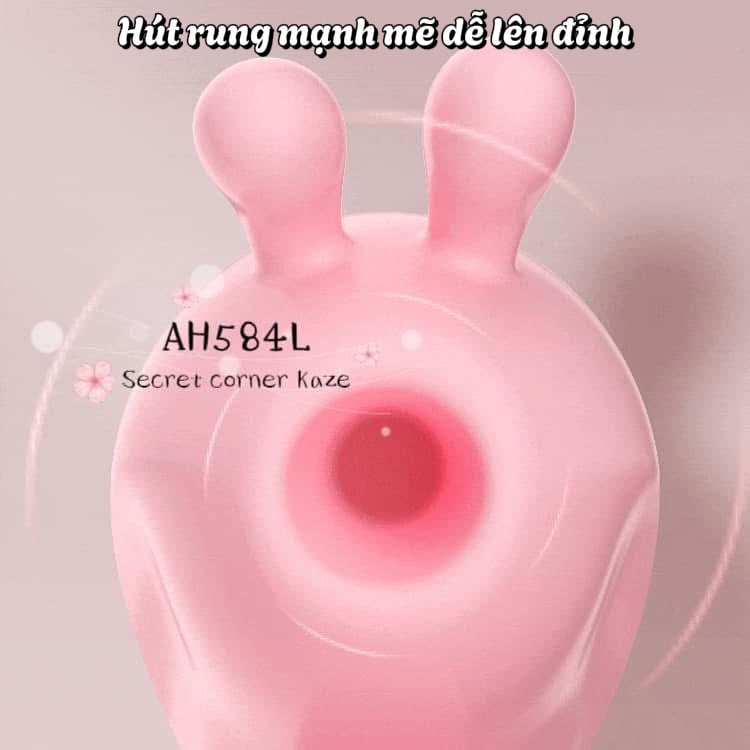 Pinky bunny gậy sextoy rung thụt hút AH584L