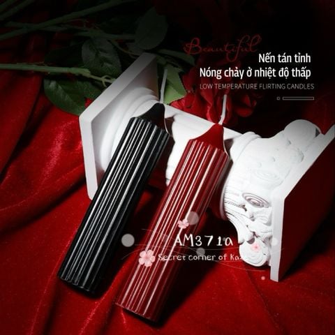 Nến bdsm đỏ đen AM371a