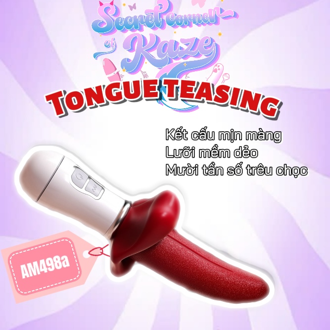Tongue teasing sextoy lưỡi trêu chọc AM498a