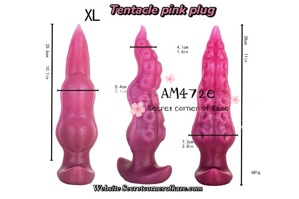Pink tentacle buttplug AM472e