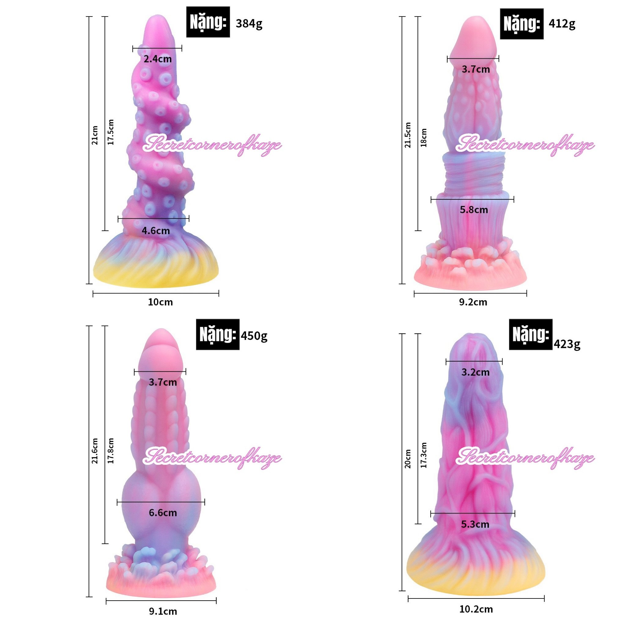 Pink gradient monster Am363