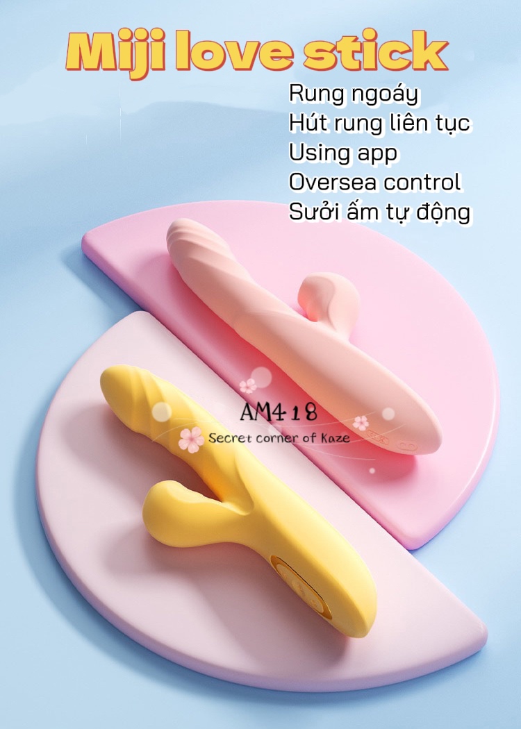Miji stick gậy sextoy có app AM418
