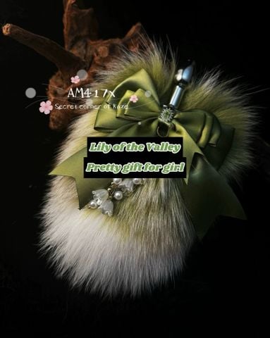 Lily of the valley buttplug + kẹp ti hoa AM417x