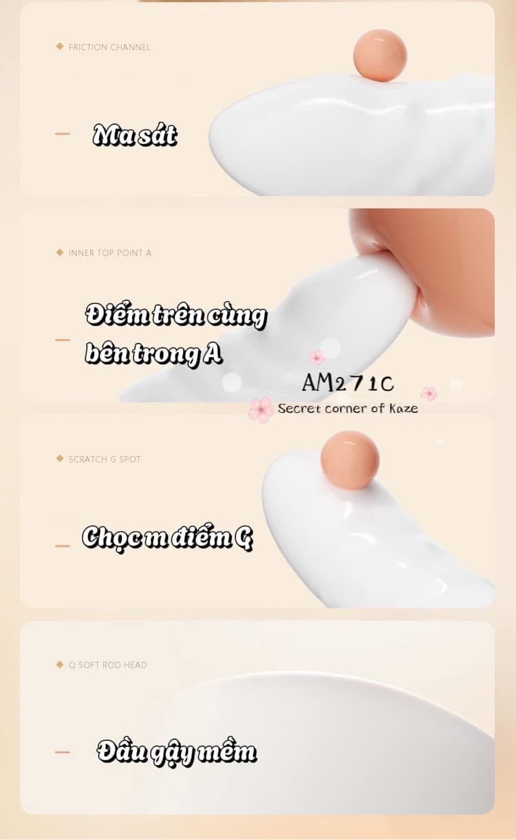 Milk stick gậy sữa rung thụt hút AM271c