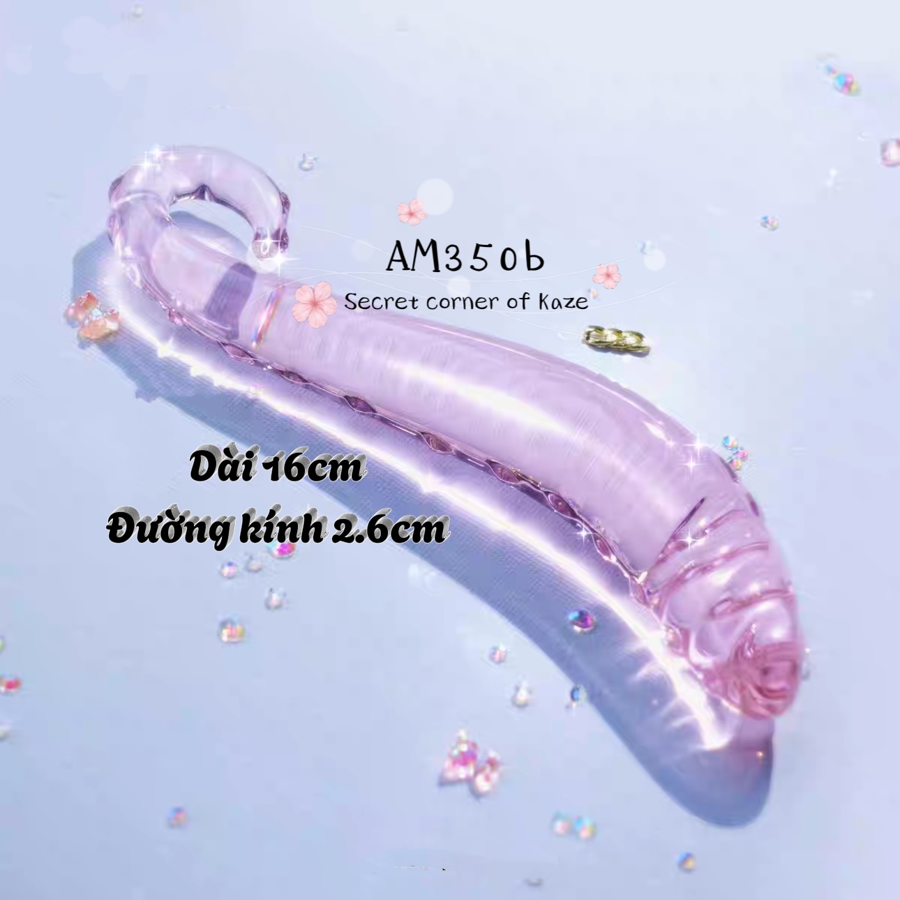 Buttplug glass tentacle AM350b
