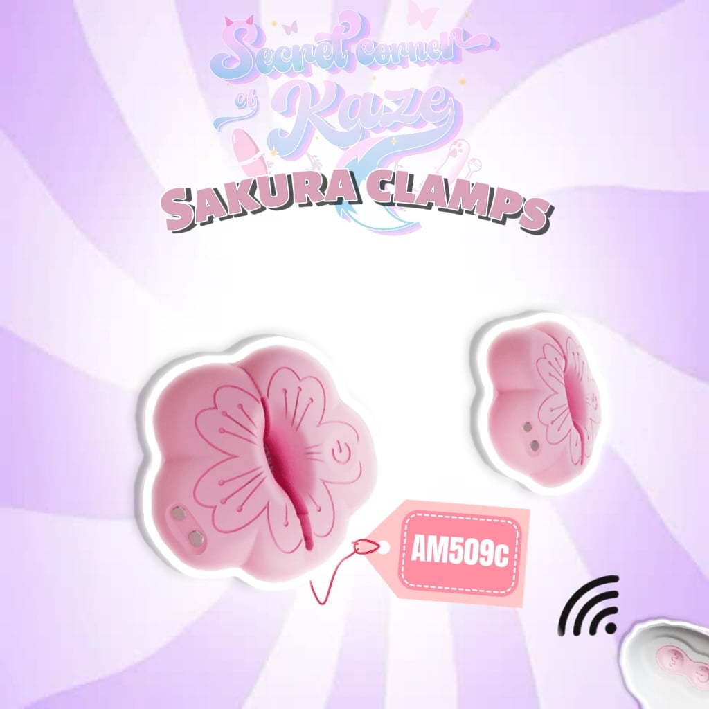 Kẹp núm rung hoa Sakura AM509c