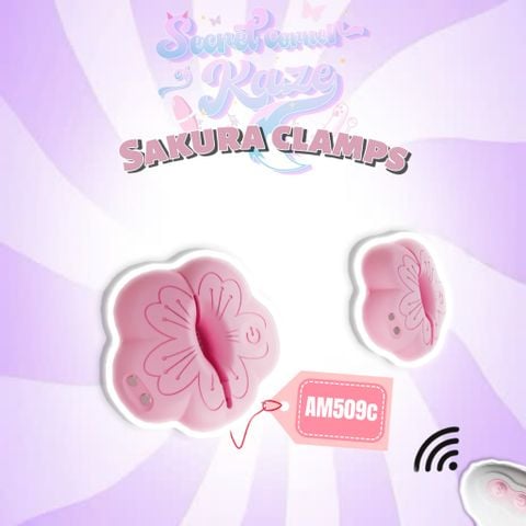 Kẹp núm rung hoa Sakura AM509c