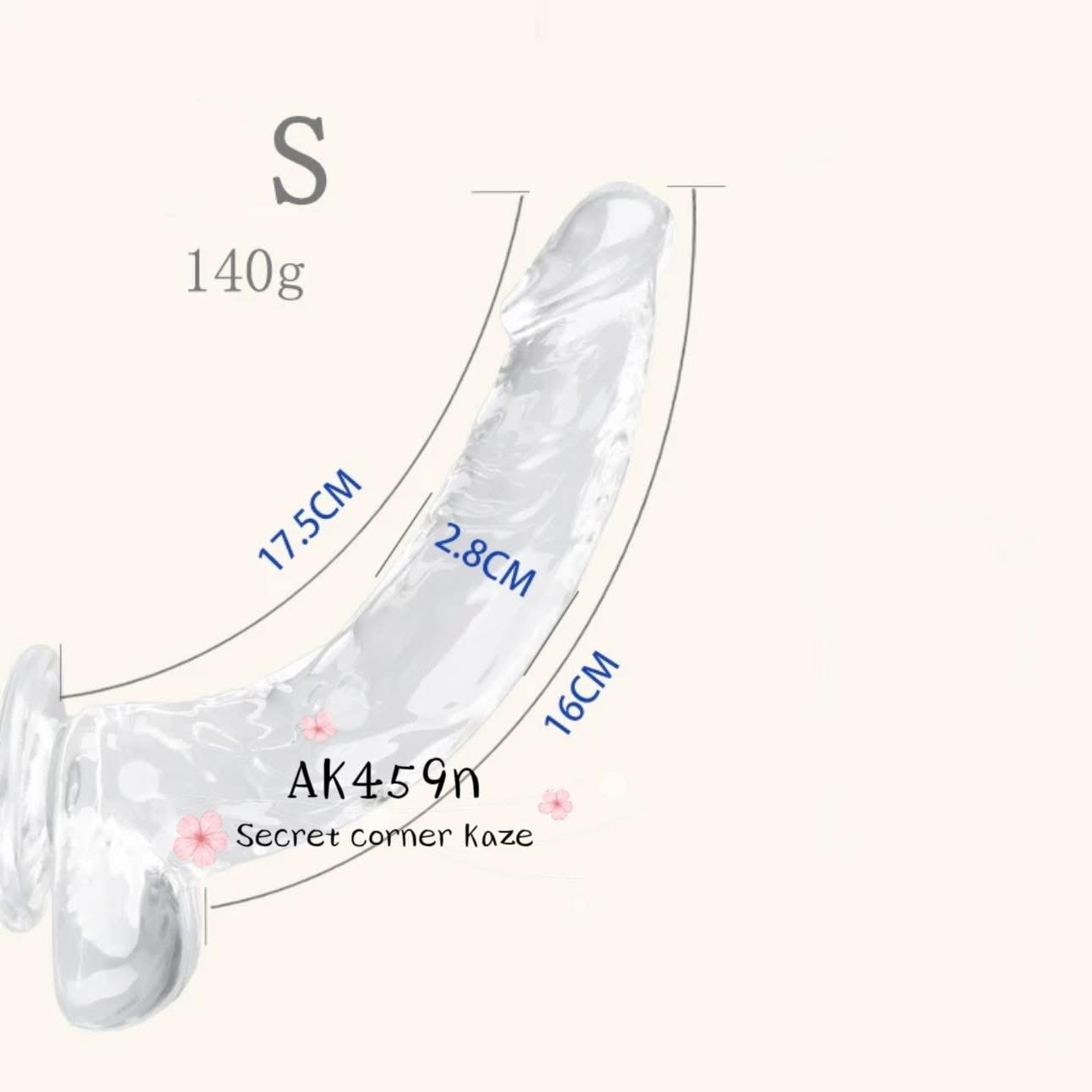 Sextoy silicone cong AK459n