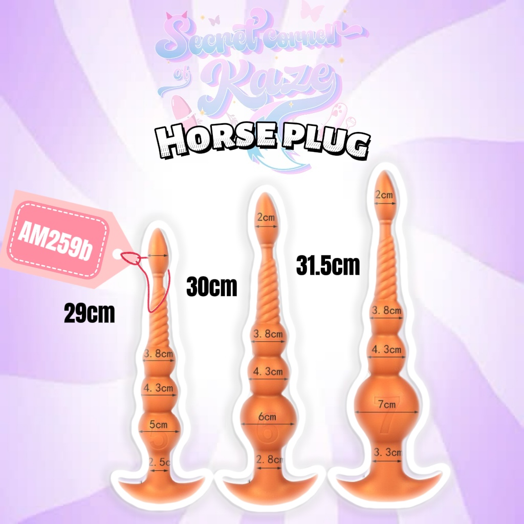 Buttplug horse tail AM259b