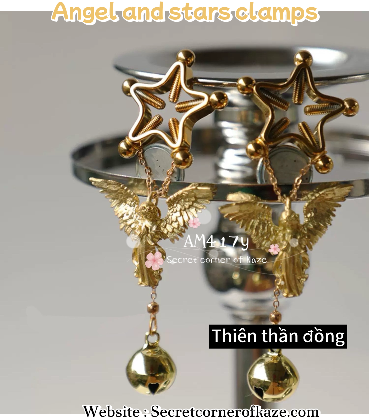 Angel stars nipple clamp AM417y