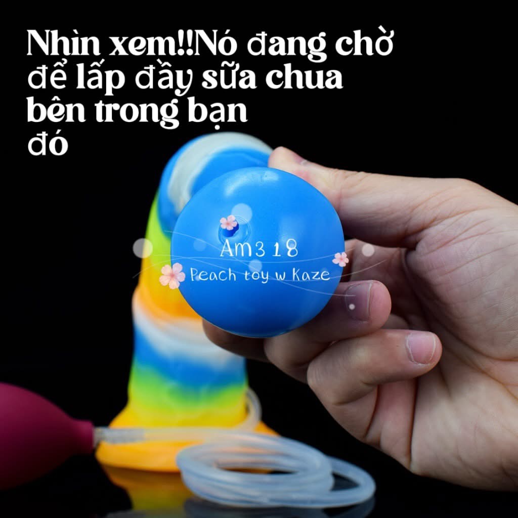 Toy ngựa rung bắn gel dạ quang AM318