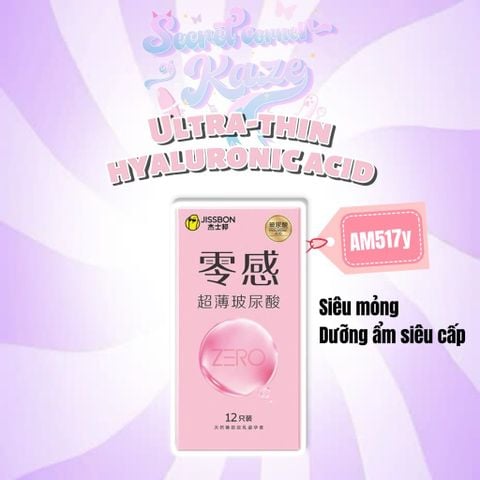 Bao cao su siêu mỏng dưỡng ẩm AM517y