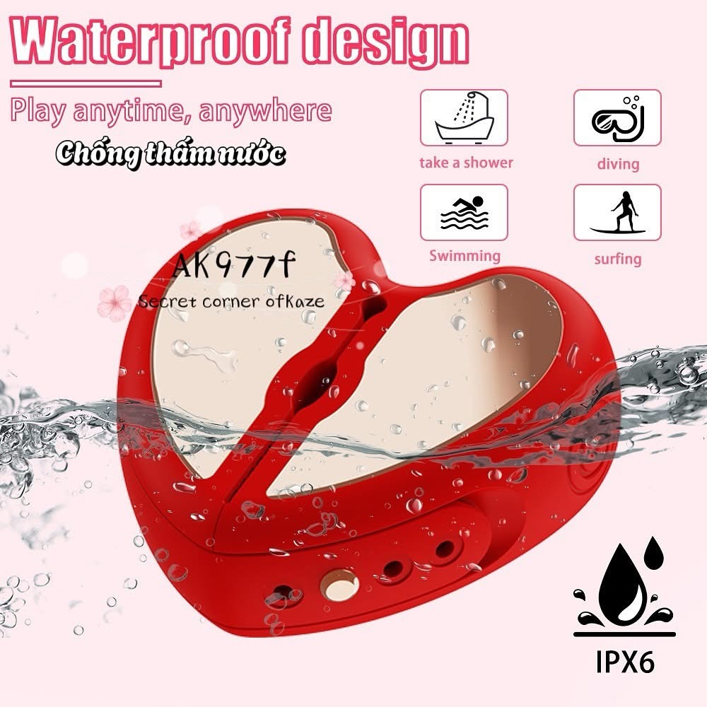 Heart nipple wear public AK977f