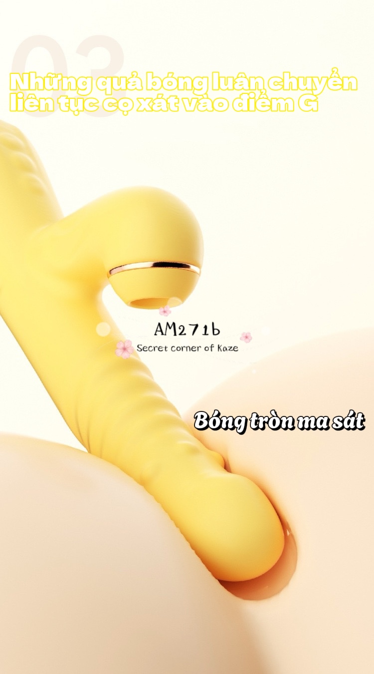 Banana stick gậy rung thụt hút AM271b