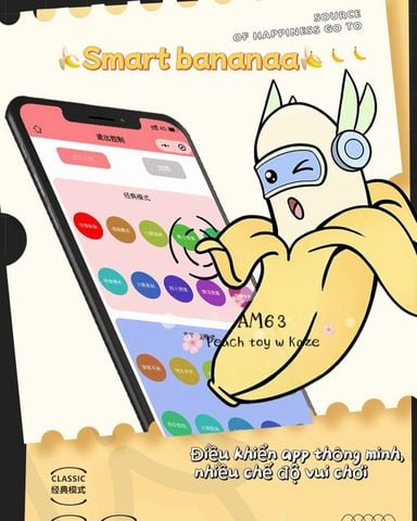 Smart banana chuối rung bí mật AM63