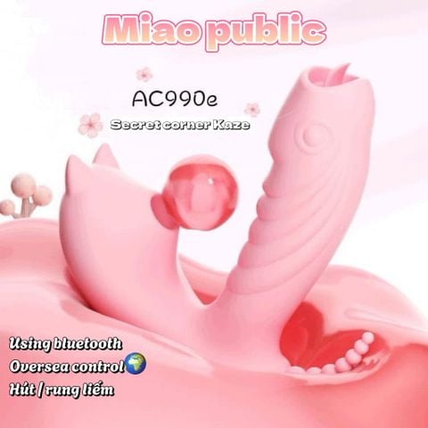 Miao public sextoy hút rung liếm AC990e