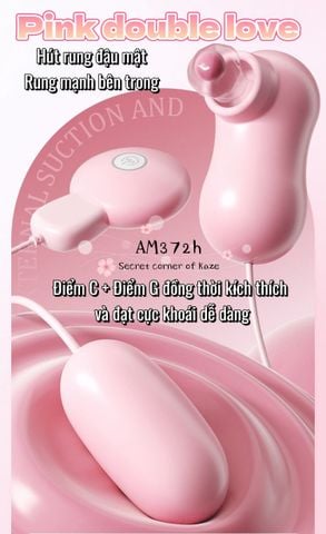 Pink double love hút rung AM372h
