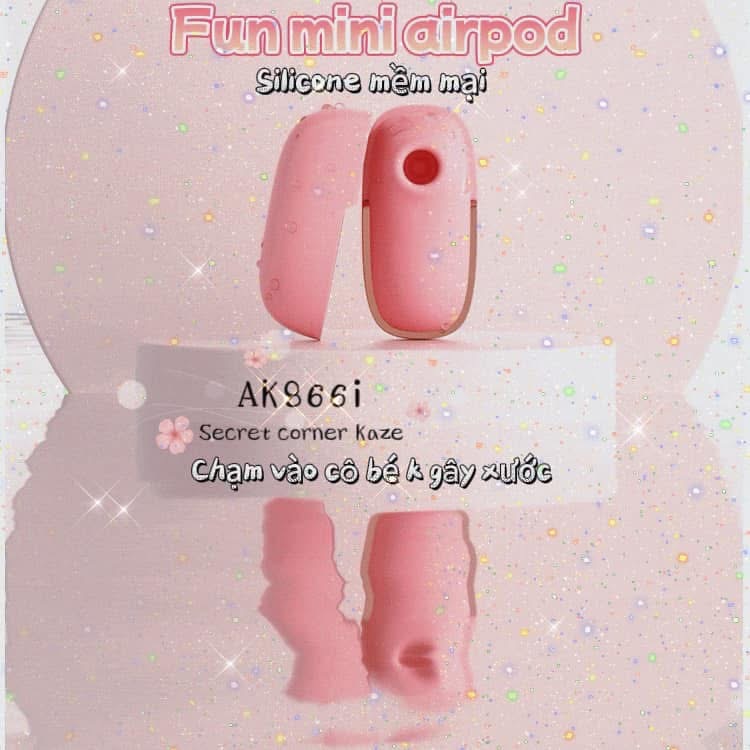 Mini airpod sextoy rung hút nhiều đầu AK866i