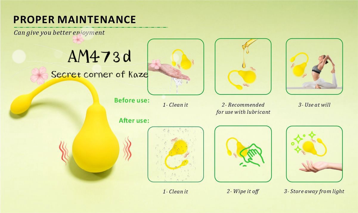 Pear massage toy trái lê rung AM473d