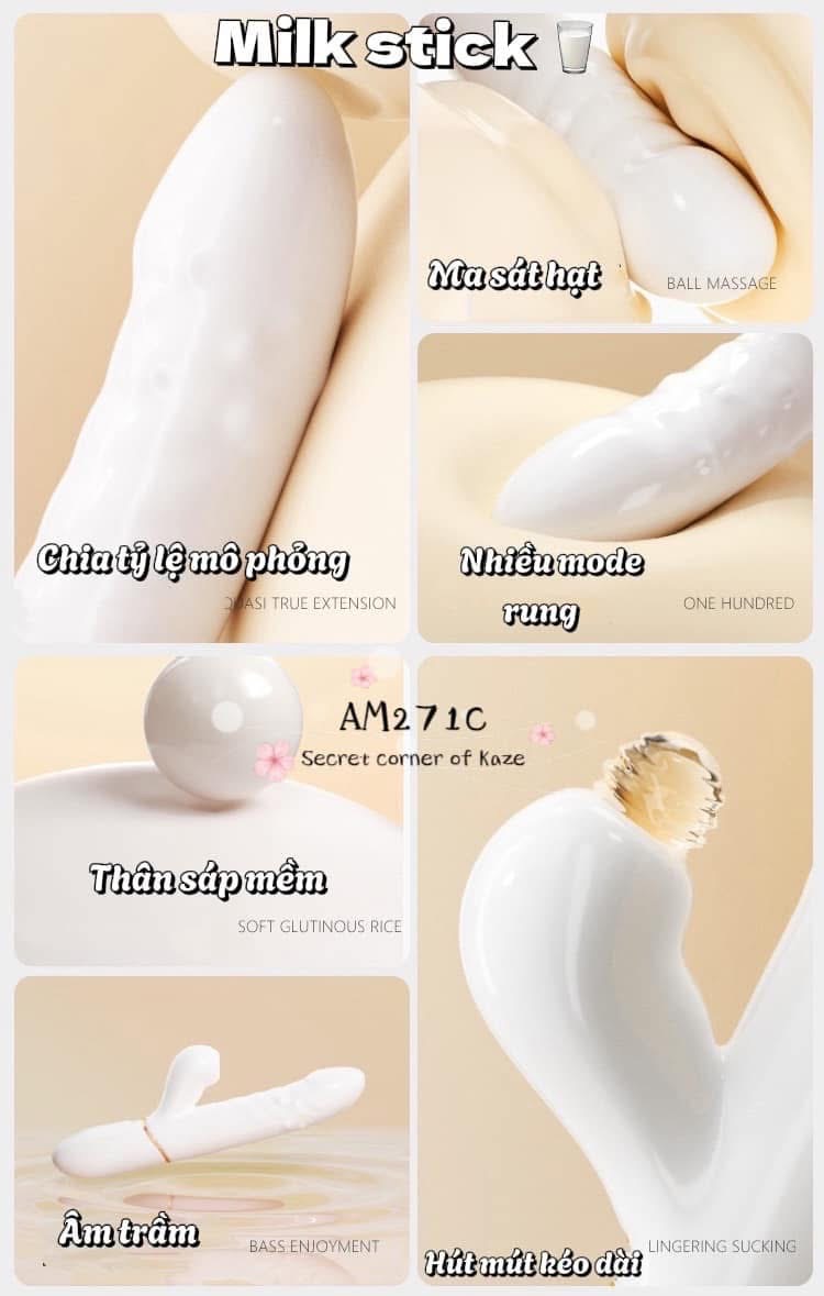 Milk stick gậy sữa rung thụt hút AM271c