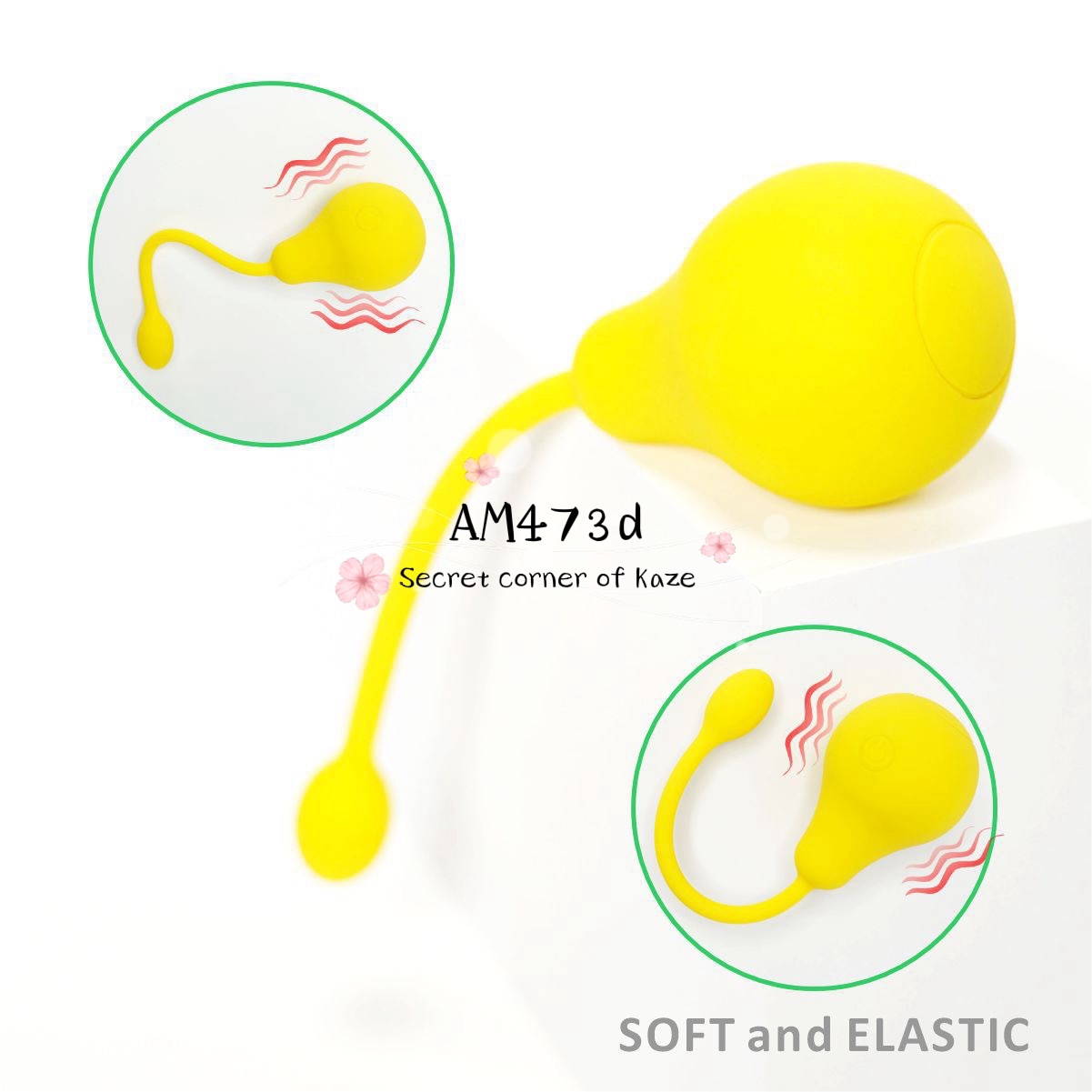 Pear massage toy trái lê rung AM473d
