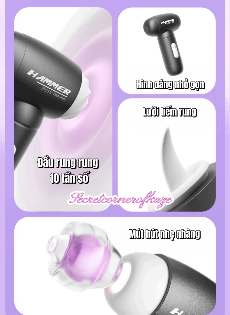 Máy massage rung liếm hút AM643i