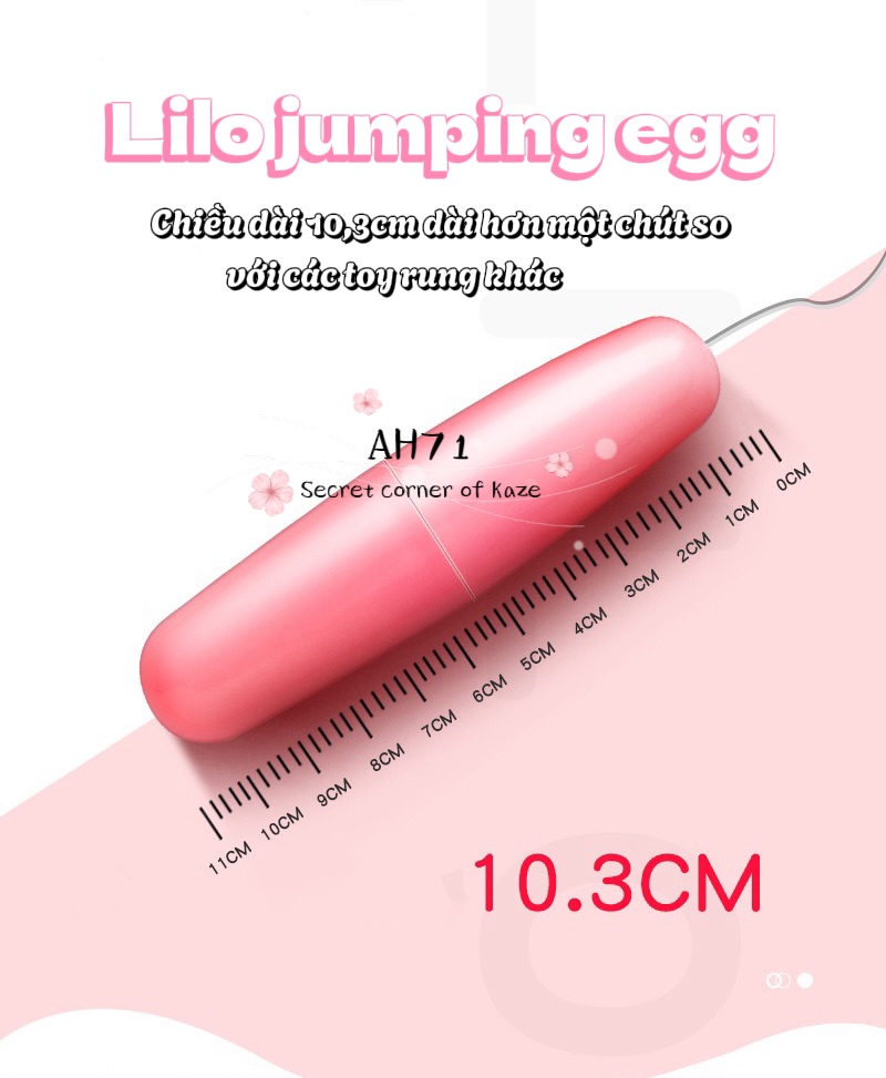 Lilo jumping egg sextoy trứng rung mini AH71