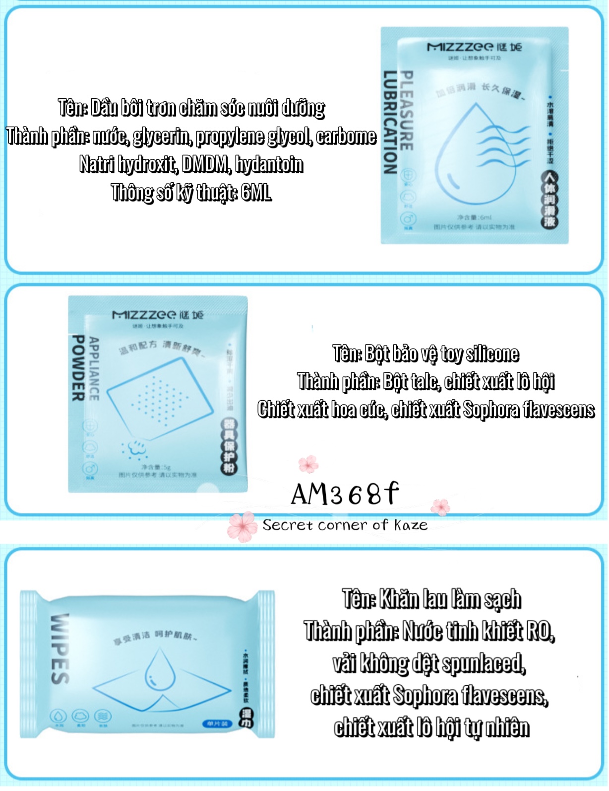 Box vệ sinh toy nam AM368f