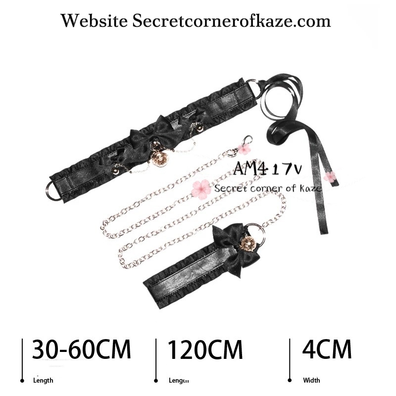 Choker kèm dây dắt chuông AM417v
