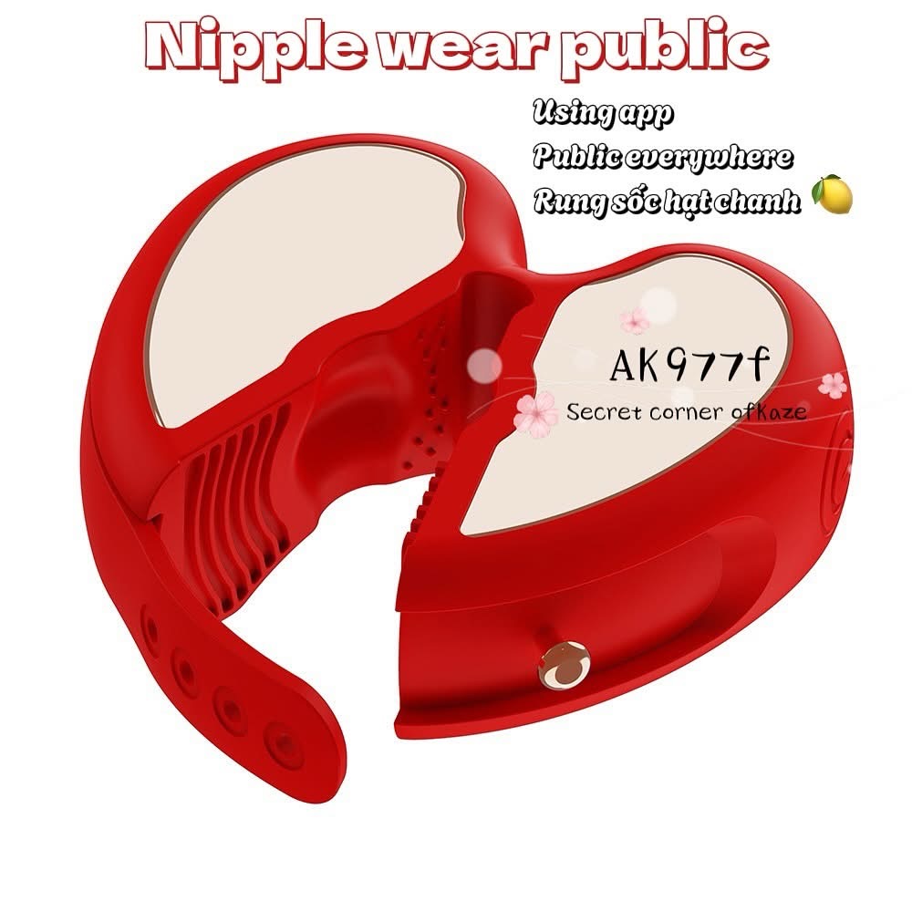 Heart nipple wear public AK977f