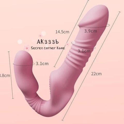 Toy lesbian rung hồng AK333b