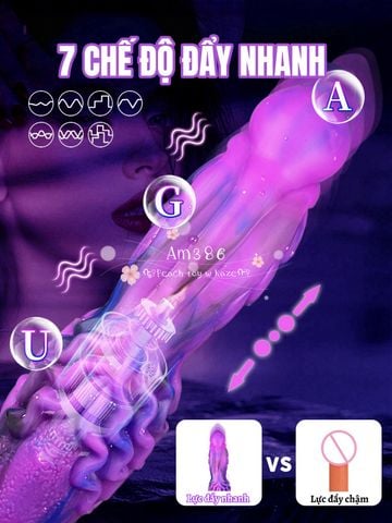 Dildo quái vật hành Tím Am386