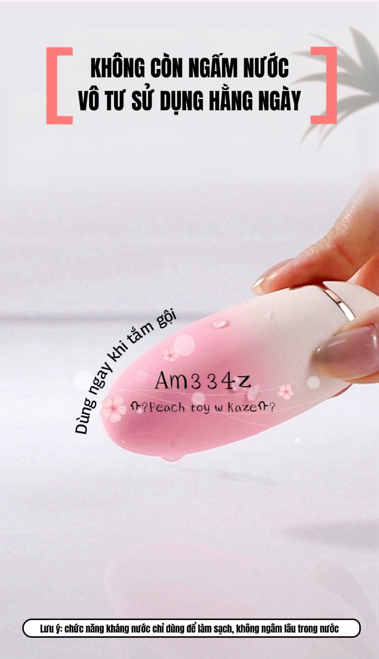 Cutie peach trứng rung AM334z