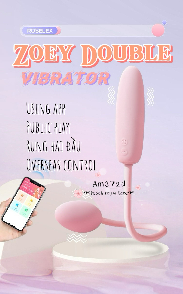 Zoey double vibrator AM372d
