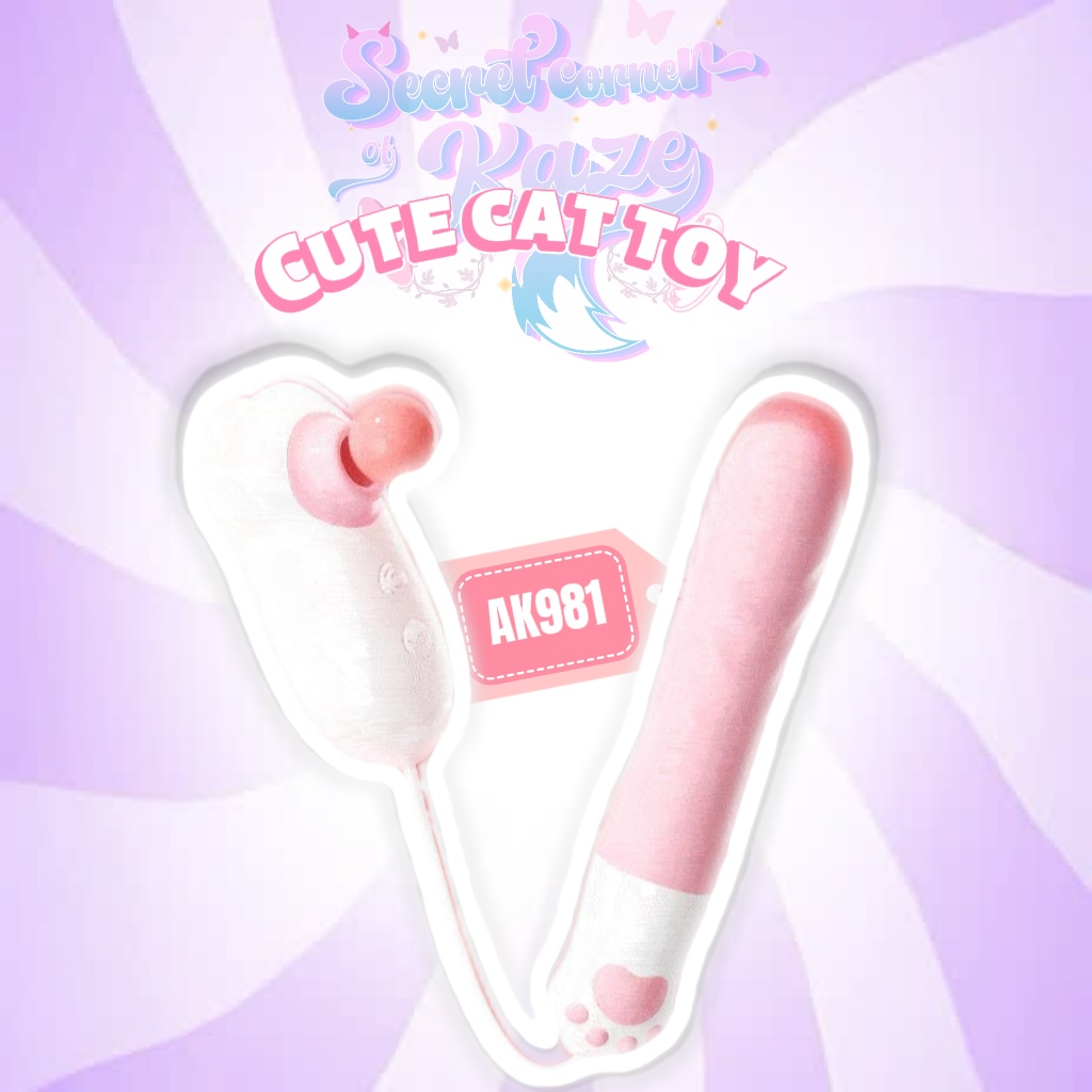 Cute cat sextoy rung thụt hút AK981