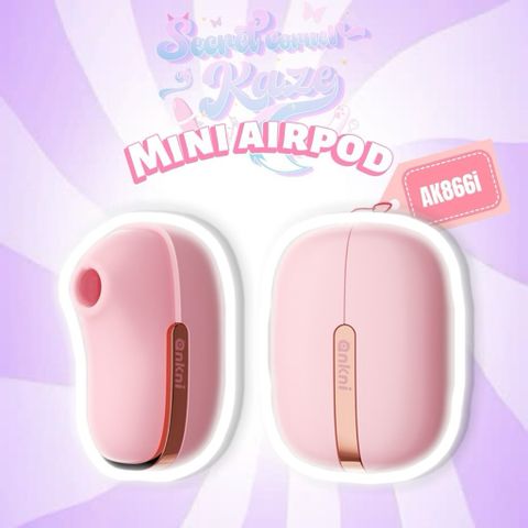 Mini airpod sextoy rung hút nhiều đầu AK866i