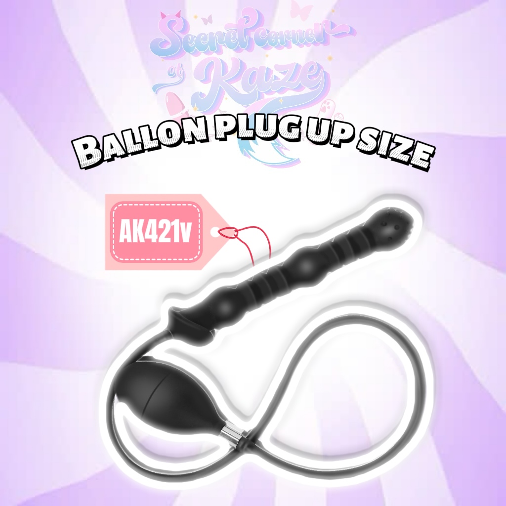 Buttplug tăng size bằng bơm hơi Ak421v