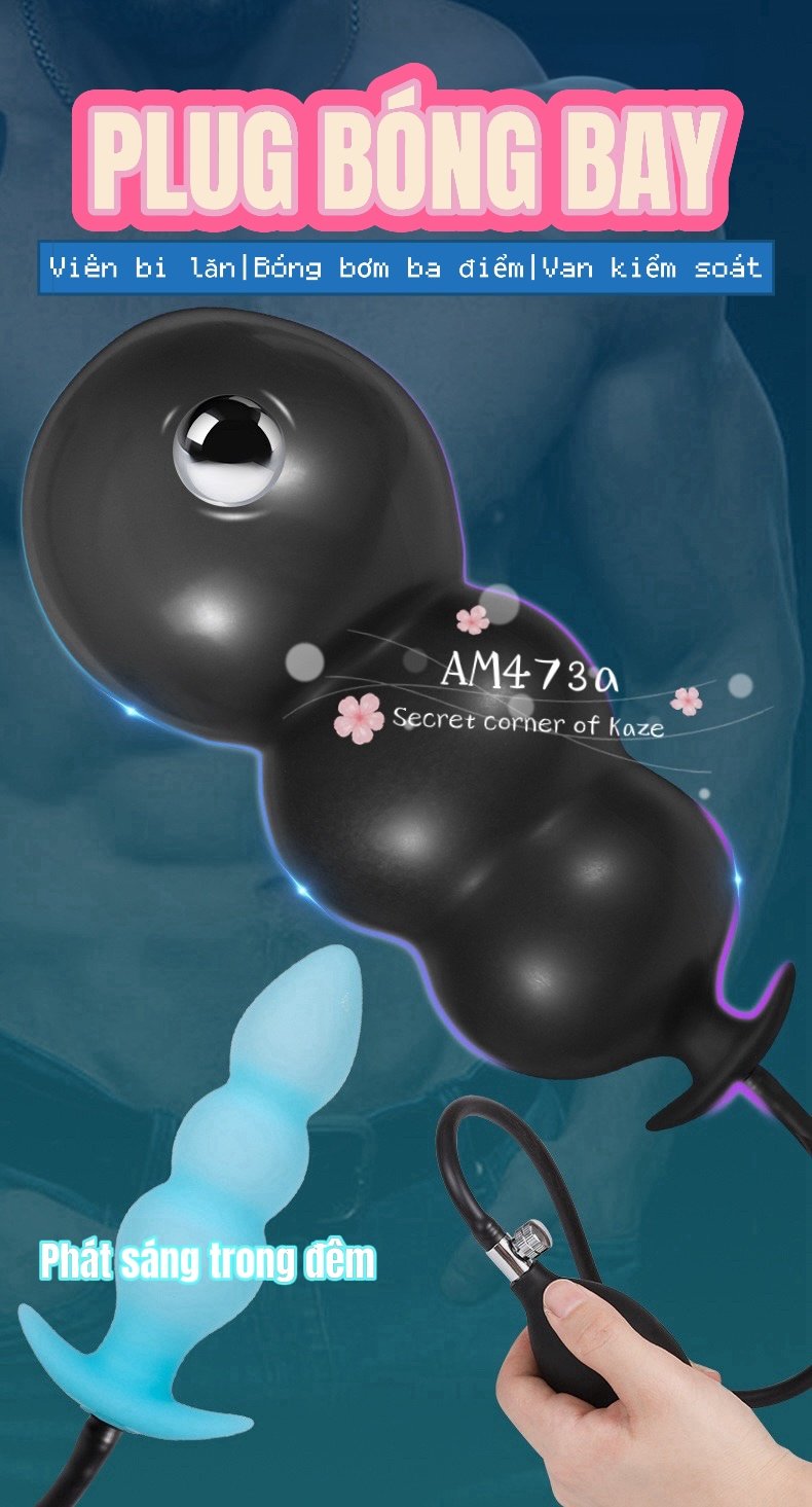 Bơm buttplug giãn nở AM473a