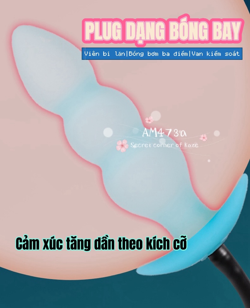 Bơm buttplug giãn nở AM473a